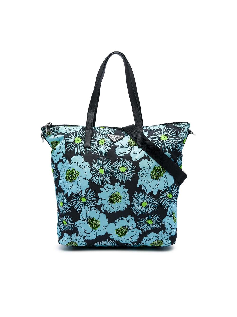 Prada Tessuto Stampato Tote Pre-Loved #361659P58B